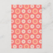 コーラルフローラテンプルシーリング招待状 (裏面)