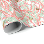 コーラルブランチシーシェルズコースト ラッピングペーパー (ロールコーナー)