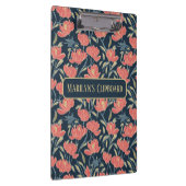 コーラルブリーズパーソナライズされたフローラ クリップボード (右)