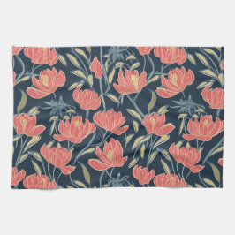 コーラルブリーズフローラ キッチンタオル