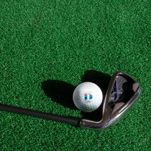 コーラルブルーかわいいモノグラムのイニシャルD