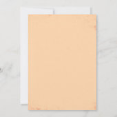 コーラルブルー航海のシーサイド結婚式招待状 招待状 (裏面)