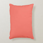コーラルヘックスコードFF6F61 アクセントクッション (正面(垂直))