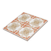 コーラルベージュ複雑なポルトガル語スタイル タイル (側面)