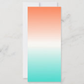 コーラルホワイトターコイズトリコグラデーションロ空白の (裏面)