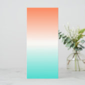 コーラルホワイトターコイズトリコグラデーションロ空白の (スタンド正面)