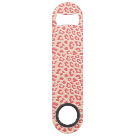 コーラルホワイトヒョウ印刷 スピード栓抜き