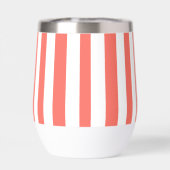 コーラルホワイト 縦ストライプ カバナ (背面)