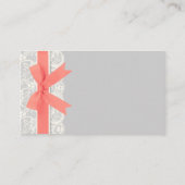 コーラルボウオンアイボリーレースアンドグレー座席表 プレイスカード (裏面)