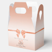 コーラルボウ&リボン35結婚周年記念 フェイバーボックス (オープン)