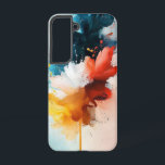 コーラルポップ・アートの SAMSUNG GALAXY S22ケース<br><div class="desc">エネルギッシュなサンゴのバーストとバラはクリームの間を飛躍。</div>