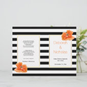 コーラルポピーストライプズ白黒結婚式 (スタンド正面)