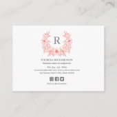 コーラルマグノリアリースご購入ありがとうございます エンクロージャーカード (裏面)