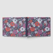 コーラルマゼンタ&ブルージニアスフローラ ゲストブック (全面)