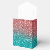 コーラルメロンオレンジティール（緑がかった色）アクアグリーンスパークリーグリッター フェイバーボックス (オープン)