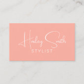 コーラルモダンエレガントプロフェッショナル事業 名刺 (正面)