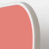 コーラルモダンブリデスメイドブライダルパーティモノグラム ピックルボールラケット (左詳細)