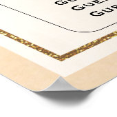 コーラルモダン抽象芸術アメージング結婚ズポスター ポスター (角)