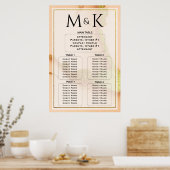 コーラルモダン抽象芸術アメージング結婚ズポスター ポスター (キッチン)