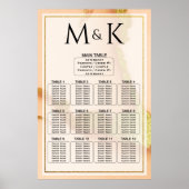 コーラルモダン抽象芸術アメージング結婚ズポスター ポスター (正面)