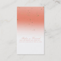 コーラルモダン金ゴールドグラムシックRefer a Friend