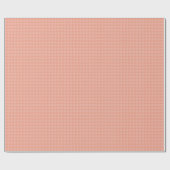 コーラルラッ千鳥格子のピング紙転が ラッピングペーパー (フラット)