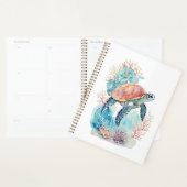 コーラルリーフのウミガメ プランナー手帳 (ディスプレー)