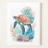 コーラルリーフのウミガメ プランナー手帳 (裏面)