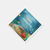 コーラルリーフアンダーザシーパーティー スタンダードカクテルナプキン (角)