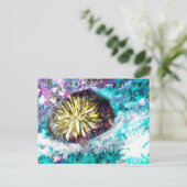 コーラルリーフカラフルシーウルチン ポストカード (スタンド正面)