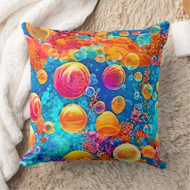 コーラルリーフカラフルバブル クッション