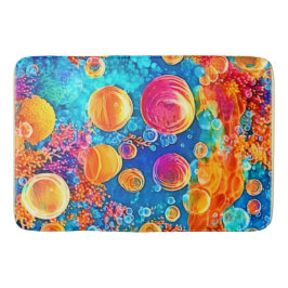 コーラルリーフカラフルバブル バスマット