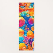 コーラルリーフカラフルバブル ヨガマット (正面)