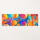 コーラルリーフカラフルバブル ヨガマット (正面(横))