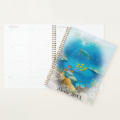 コーラルリーフカラフルフィッシュ&シータートルヴィネット プランナー手帳 (ディスプレー)