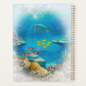 コーラルリーフカラフルフィッシュ&シータートルヴィネット プランナー手帳 (裏面)
