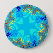 コーラルリーフクロス 缶バッジ (正面)