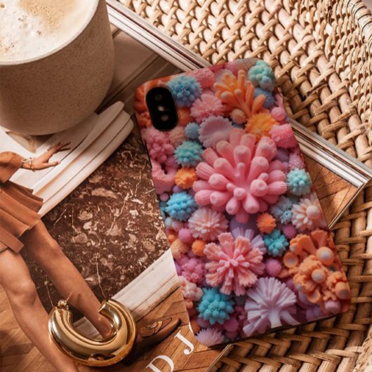 コーラルリーフタポップ・アートのフケース Case-Mate iPhoneケース