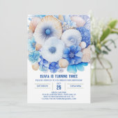 コーラルリーフディスカバリーボーイ誕生日 招待状 (スタンド正面)