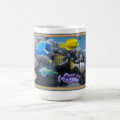 コーラルリーフトロピカルフィッシュアセンブリコーヒーマグ コーヒーマグカップ (中央)