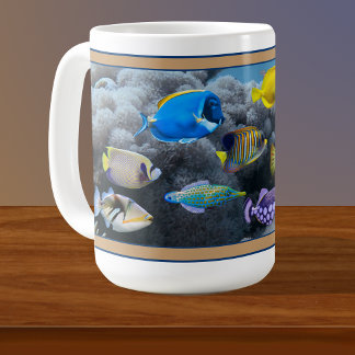 コーラルリーフトロピカルフィッシュアセンブリコーヒーマグ コーヒーマグカップ