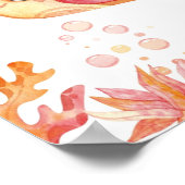 コーラルリーフドリームフィッシュのカスタマイズ ポスター (角)