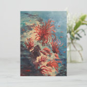 コーラルリーフノートカード サンキューカード (スタンド正面)