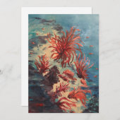 コーラルリーフノートカード サンキューカード (正面/裏面)