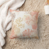 コーラルリーフパステル装飾用クッション クッション (ブランケット)