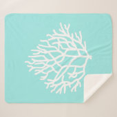 コーラルリーフビーチカスタムカラー シェルパブランケット (正面(横))