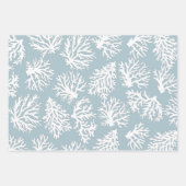 コーラルリーフビーチサマー結婚ズ ラッピングペーパーシート (正面)