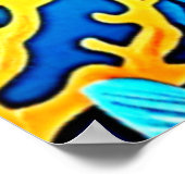 コーラルリーフフィッシュアート ポスター (角)