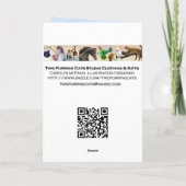 コーラルリーフフィッシュクリスマスカード シーズンカード (裏面)