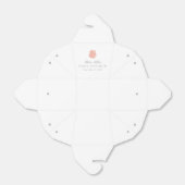 コーラルリーフベビーシャワー フェイバーボックス (折り畳みなし)